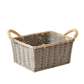Sage Brook Empty Storage Basket - Gray