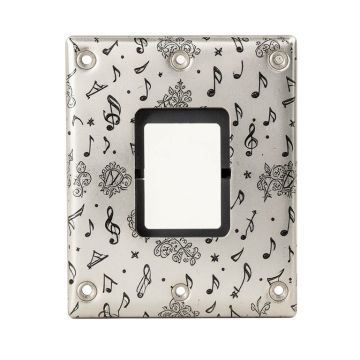 Lips Singing Music Notes 1-Gang Toggle Light Switch Wall Plate