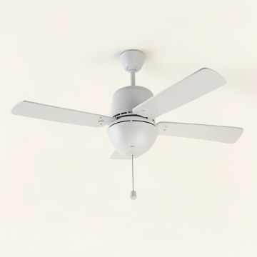 34 '' Caselli 3 - Blade Retractable Blades Ceiling Fan With Remote Control And Light Kit Included (synthetic illustration; no displayed measurements)