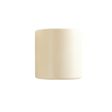 Brook Bend Wall Sconce Mounted On A Plain Wall - Ivory