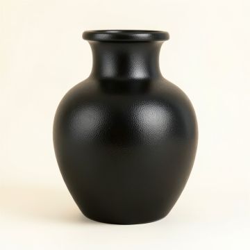 Laurel Bend Empty Decorative Vase - Black (synthetic illustration; no displayed measurements)