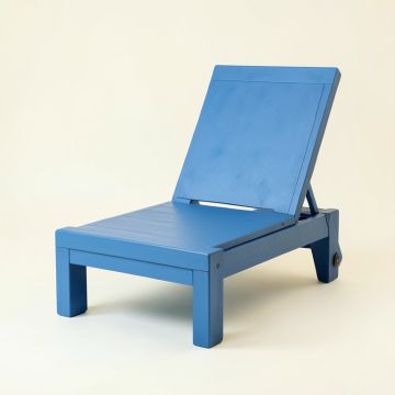 Holly Canyon Outdoor Lounge Chair - Blue (synthetic illustration; no displayed measurements)