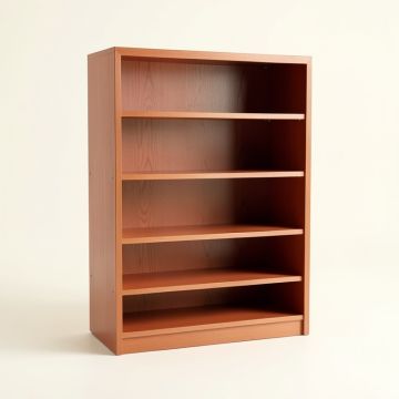 Lake Arc Freestanding Bookcase (synthetic illustration; no displayed measurements)