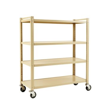 Stone Bend Empty Rolling Workshop Cart - Beige