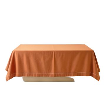 Harbor Canyon Flat Bed Sheet - Terracotta