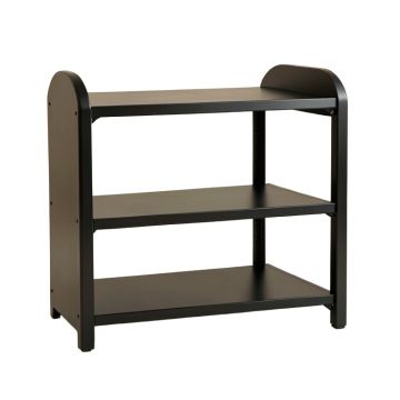 Maple Crossing Desktop Shelving Unit - Black
