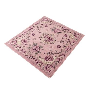 Floral Pink/Plum Area Rug