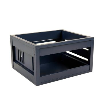 Ash Bluff Empty Furniture-Style Pet Crate - Navy