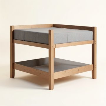 Glyndon Twin Low Loft Bed (synthetic illustration; no displayed measurements)