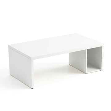 Ridge Crest Desktop Monitor Riser - White (synthetic illustration; no displayed measurements)
