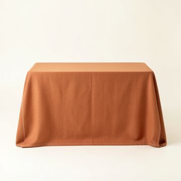 Pine Bluff Flat Bed Sheet - Terracotta (synthetic illustration; no displayed measurements)