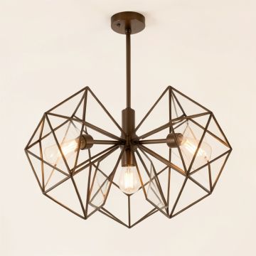 Jarious 6-Light Unique / Statement Geometric Chandelier (synthetic illustration; no displayed measurements)
