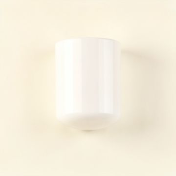 Cliff Crossing Wall Sconce Mounted On A Plain Wall - White (synthetic illustration; no displayed measurements)