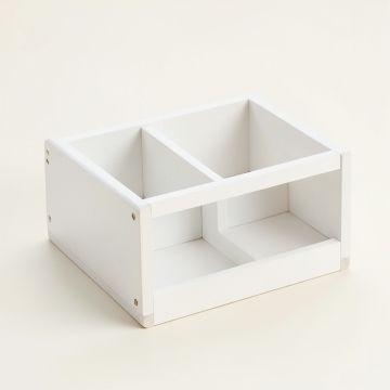 Moss Bend Empty Coffee-Station Organizer - White (synthetic illustration; no displayed measurements)