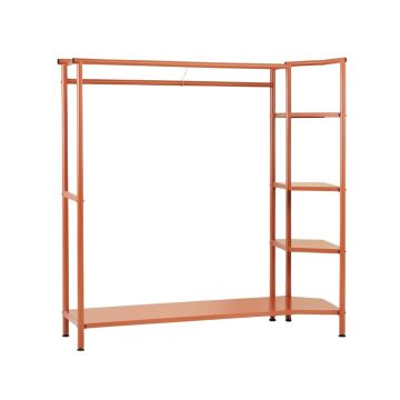 Slate Arc Empty Garment Rack - Terracotta