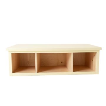 Shore Crest Shoe Storage Bench - Cream