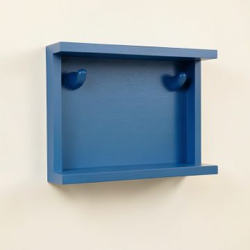 Summit Branch Wall-Mounted Entryway Organizer Shelf - Blue (synthetic illustration; no displayed measurements)