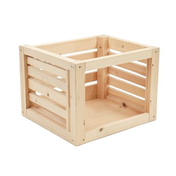 Slate Canyon Empty Furniture-Style Pet Crate - Beige