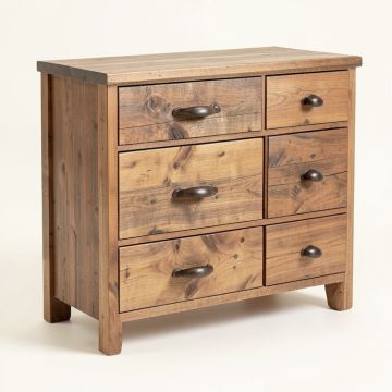 Gillham Driftwood 6 Drawer Accent Chest (synthetic illustration; no displayed measurements)