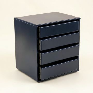 Glen Crest Small-Parts Storage Drawer Cabinet - Navy (synthetic illustration; no displayed measurements)