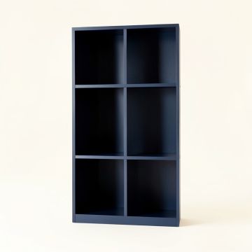 Ridge Crossing Freestanding Bookcase - Navy (synthetic illustration; no displayed measurements)