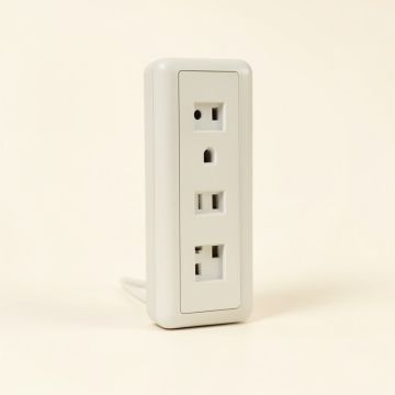 Surge Protector Wall Mounted Power Strip (synthetic illustration; no displayed measurements)