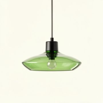 Heath Brook Pendant Light Suspended From One Plain Cable - Green (synthetic illustration; no displayed measurements)