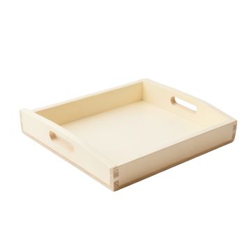 Bay Branch Serving Tray - Cream