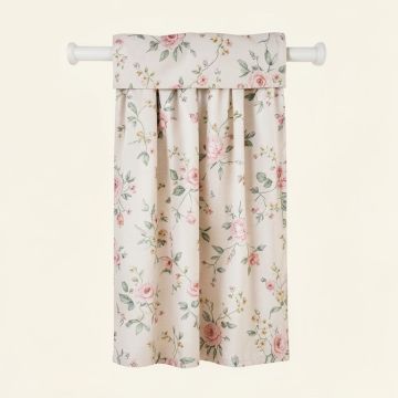 Marc Floral Sheer Rod Pocket Single Curtain Panel (synthetic illustration; no displayed measurements)