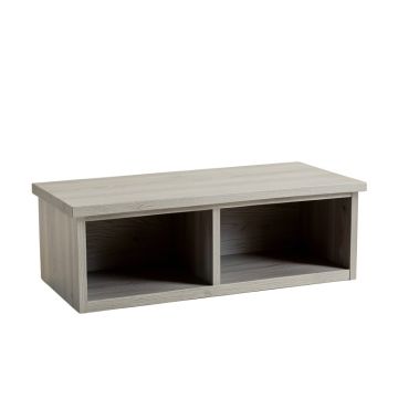 Shore Bend Shoe Storage Bench - Gray
