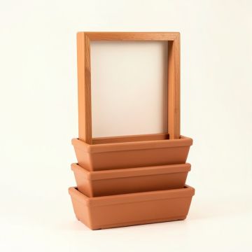 Glen Bluff Empty Vertical Garden Frame - Terracotta (synthetic illustration; no displayed measurements)