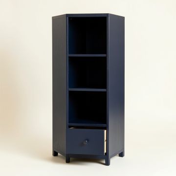 Summit Arc Narrow Cubby Tower - Navy (synthetic illustration; no displayed measurements)
