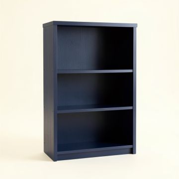 Summit Crest Freestanding Bookcase - Navy (synthetic illustration; no displayed measurements)