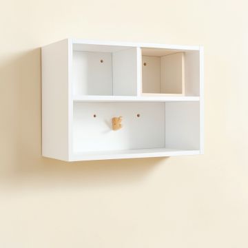 Cove Dale Wall-Mounted Entryway Organizer Shelf - White (synthetic illustration; no displayed measurements)