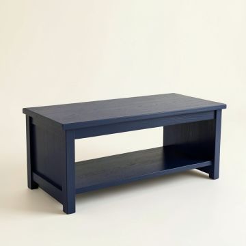 Vale Arc Indoor Bench - Navy (synthetic illustration; no displayed measurements)