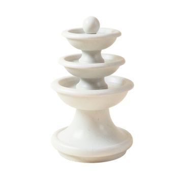 Grecian Acrylic 3 Tier Floating Pool Fountain (synthetic illustration; no displayed measurements)
