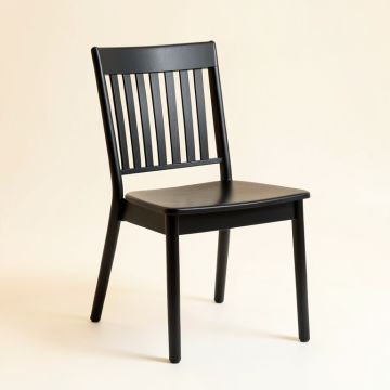 Linden Falls Dining Chair - Black (synthetic illustration; no displayed measurements)