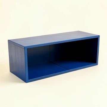 Dawn Canyon Shoe Storage Bench - Blue (synthetic illustration; no displayed measurements)