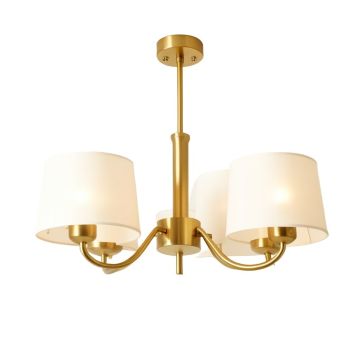 Fiesole 5 - Light Candle Style Drum Chandelier
