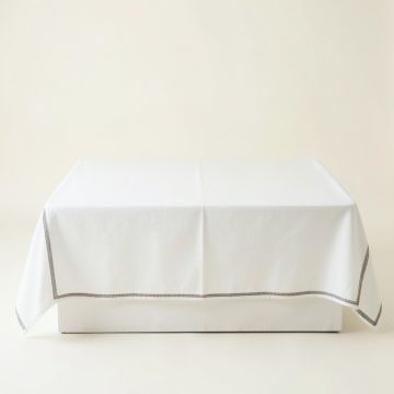 Clay Brook Flat Bed Sheet - White (synthetic illustration; no displayed measurements)