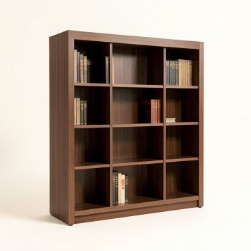 Island Fusion Taipei Media 92 '' H X 80 '' W Library Bookcase (synthetic illustration; no displayed measurements)