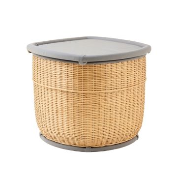 Bamboo Baby Double Collapsible Laundry Hamper