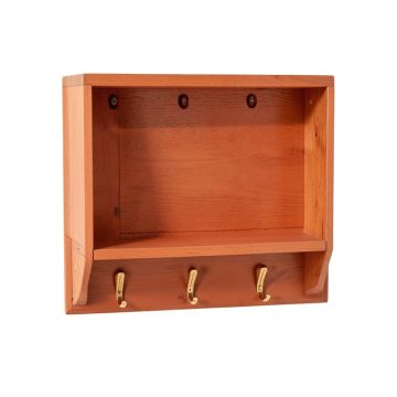 Glen Bridge Wall-Mounted Entryway Organizer Shelf - Terracotta