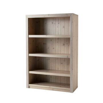 Olive Bend Freestanding Bookcase - Gray