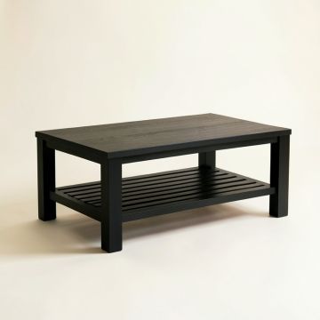 Rowan Arc Coffee Table - Black (synthetic illustration; no displayed measurements)