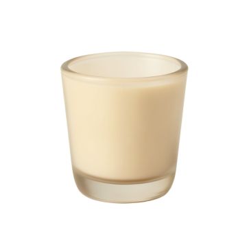 Flint Branch Empty Candle Holder - Beige