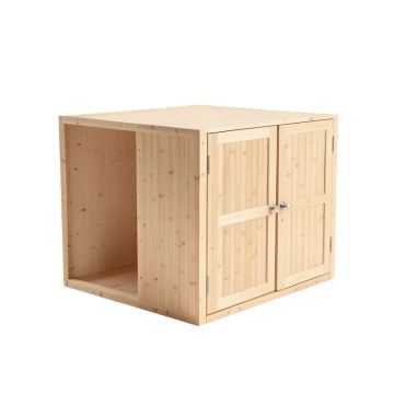 Ridge Dell Empty Furniture-Style Litter Enclosure - Beige