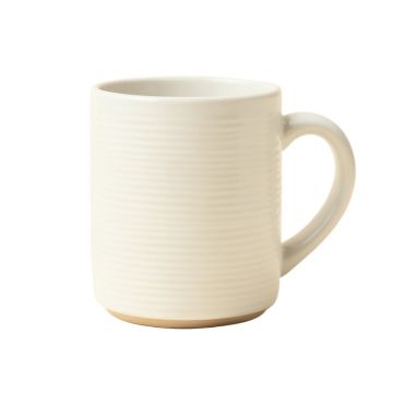 Shore Branch Ceramic Mug - White