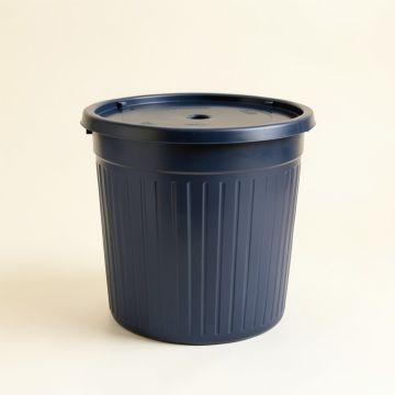 River Bridge Closed Garden Compost Bin - Navy (synthetic illustration; no displayed measurements)