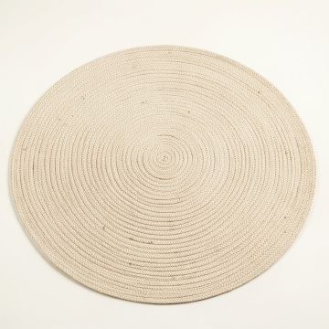 Spruce Bend Round Area Rug - Cream (synthetic illustration; no displayed measurements)